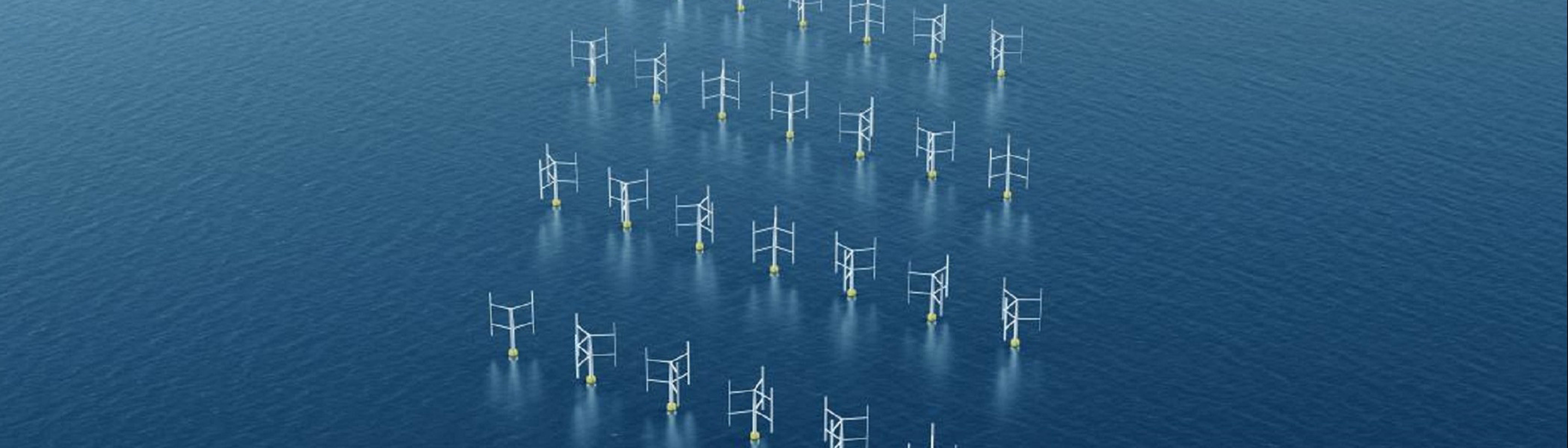 Verticale as windturbinepark